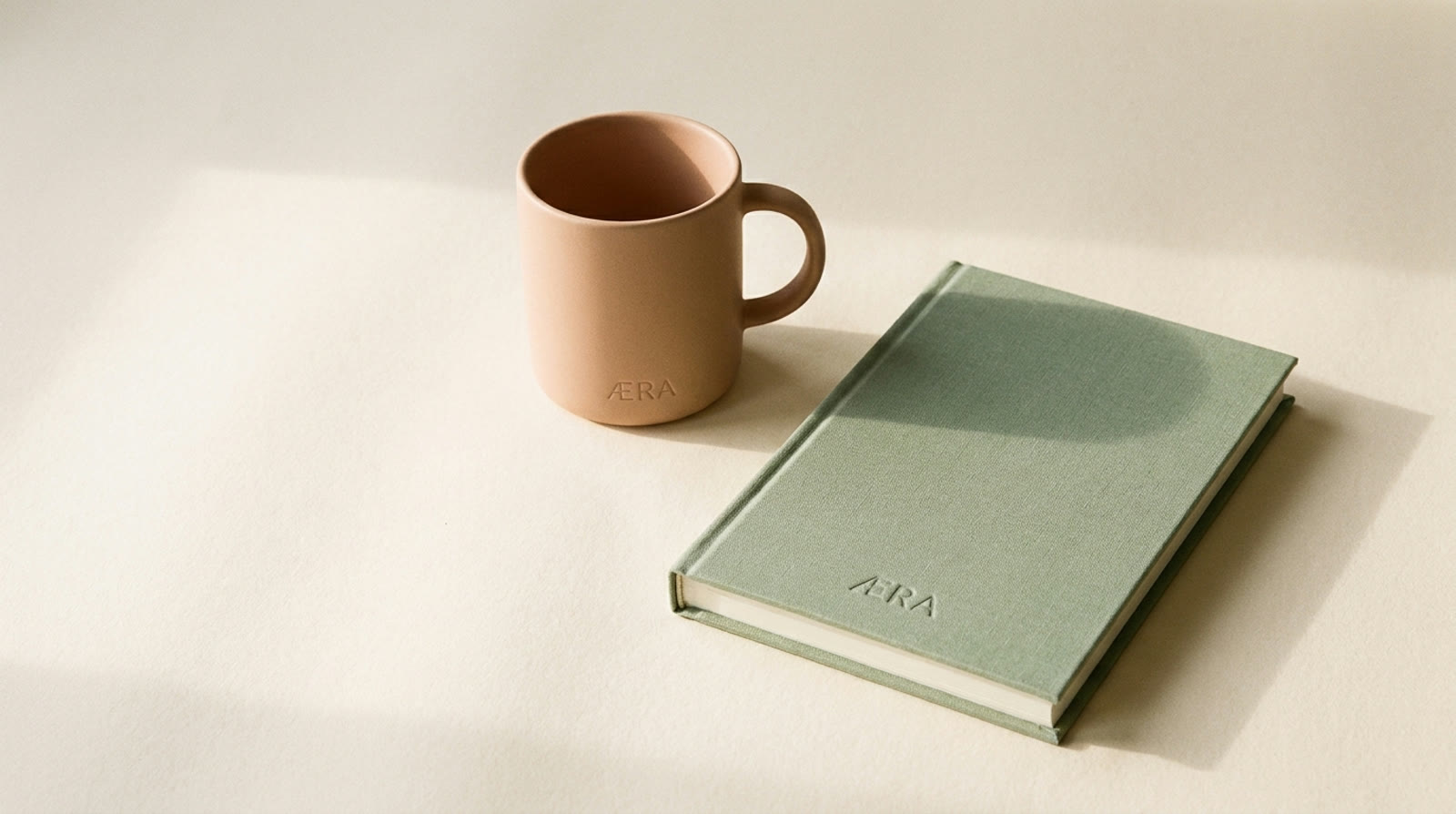 Ceramic mug and notebook gift set
